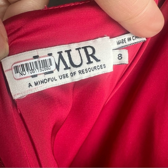 AMUR Krista Scarf Asymmetrical Dress Size 8 - Picture 6 of 12